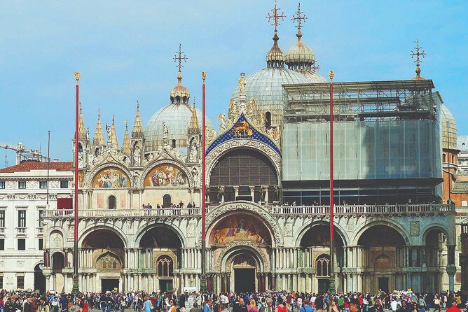 Gondola Ride and St Mark's Basilica - A shared gondola through the smaller canals