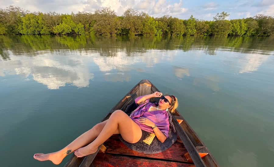 Koh Lanta: Romantic Sunrise Private Gondola Tour - Macaques, mudskippers, and morning birds