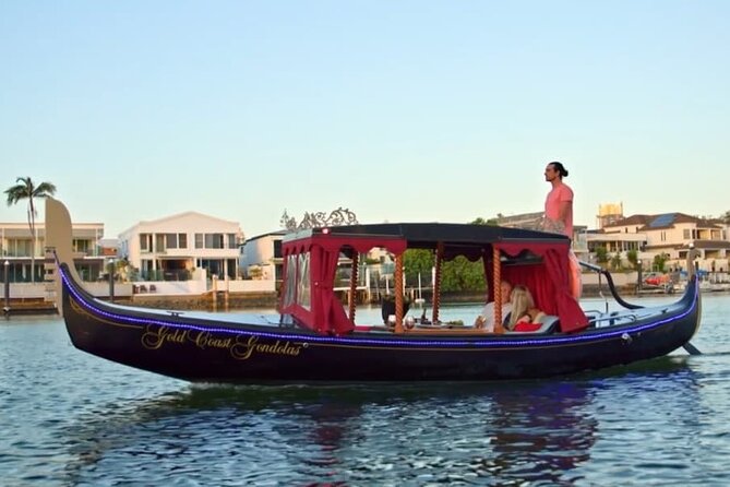 Private, luxury Gold Coast Gondola cruise with cheese & wine - Meeting at the JW Marriott marina
