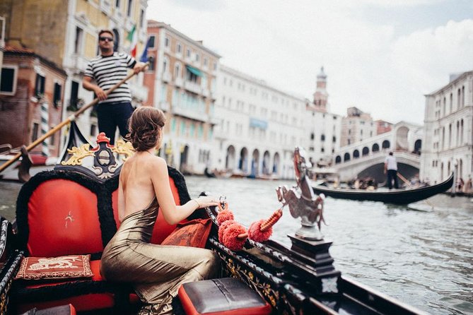 Private Photo Shoot in Venice with Gondola Ride Included - Finding quieter corners near the Teatro La Fenice