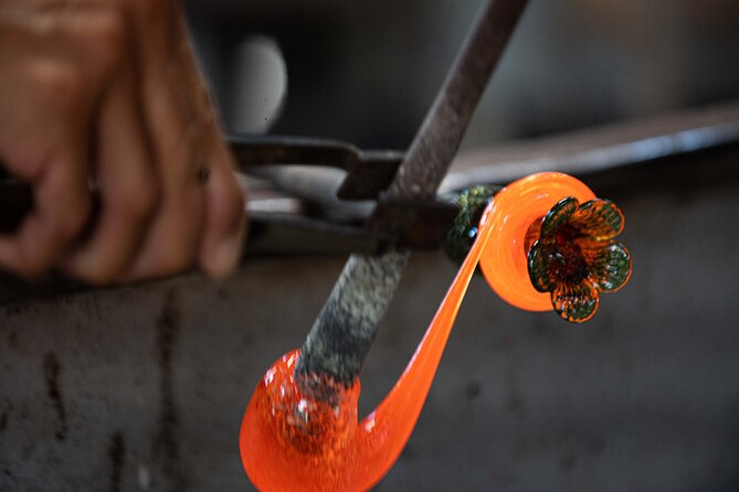 Private Tour: Venice Walk, Gondola, and Private Boat Tour ending on Murano Island with Venetian Lunch and Glass Factory Visit - Lunch on Murano, with seafood on the table