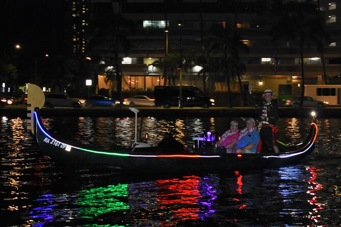 Private Valentine's cruise on a Gondola in waikiki - A Venetian-style boat ride in the Ala Wai