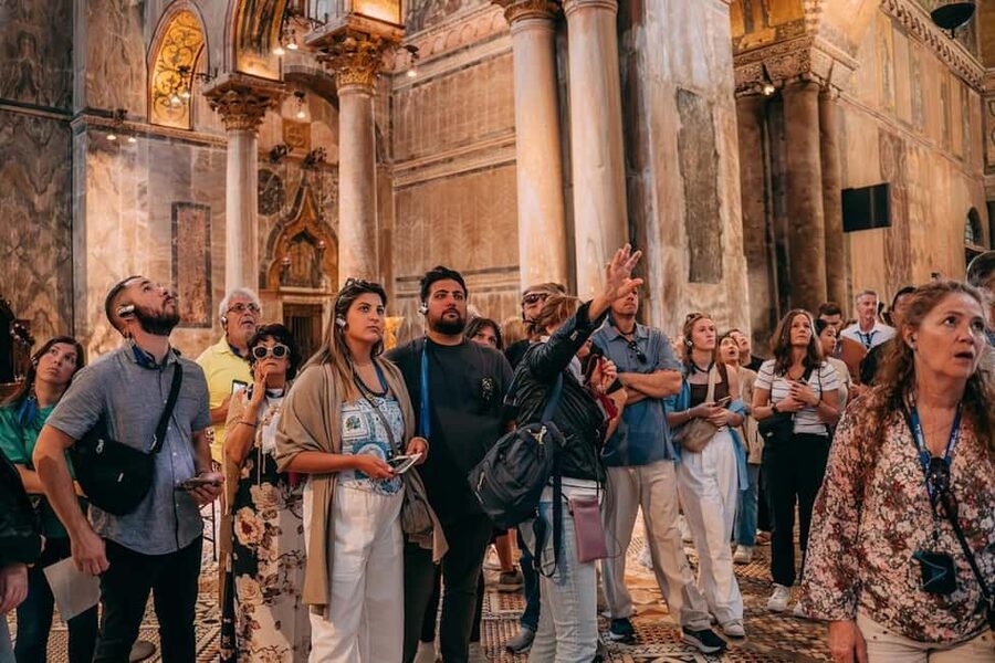 St. Mark's Basilica Tour with Priority Entrance + Gondola - Entering St. Mark’s Basilica without the long wait
