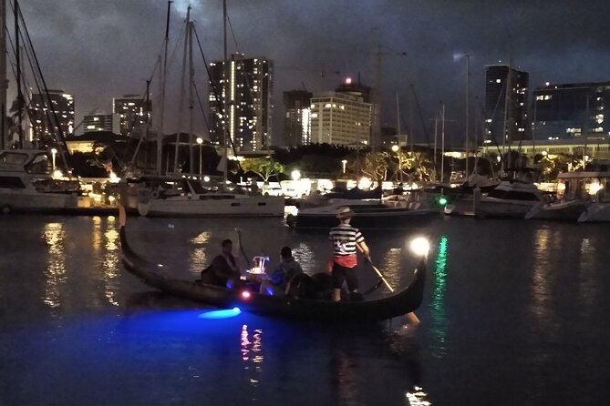 Valentine's Venetian Gondola Cruise in Waikiki - Pastries, drinks, leis, and BYOB details