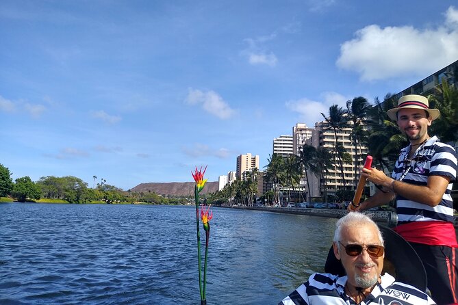 Valentine's Waikiki Gondola Cruise - A shared gondola, with room for four