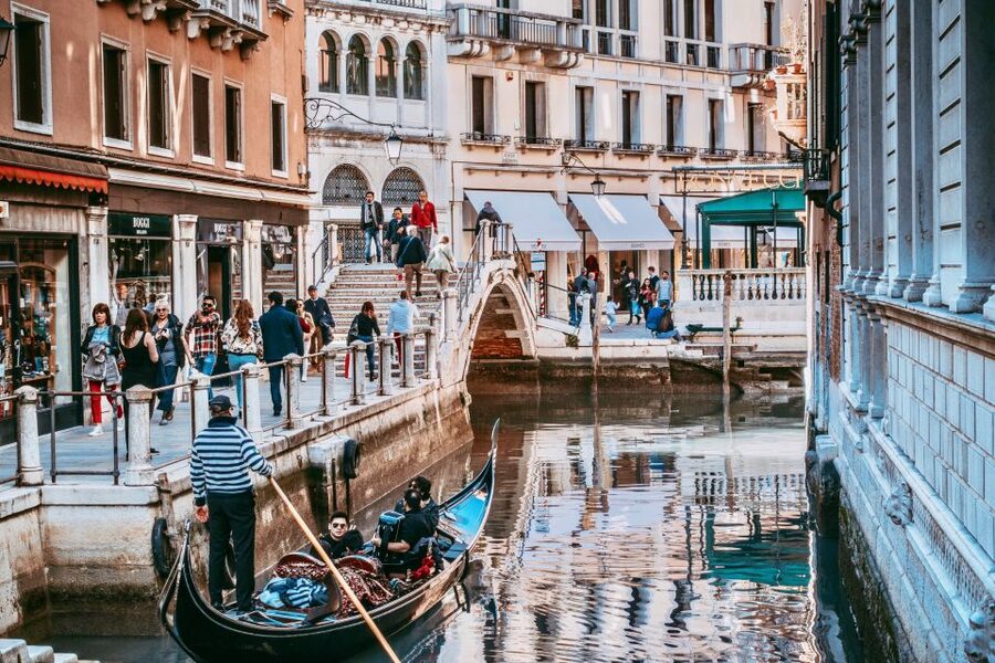 Venice: 30-Minute Gondola Ride on Grand Canal with Serenade - The Grand Canal and Punta della Dogana