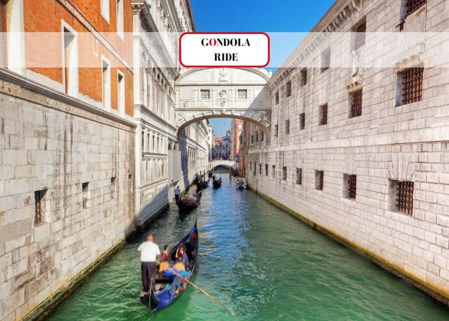 Venice: Crafted Gondola Under Breathtaking Bridge of Sighs™ - Key points at a glance