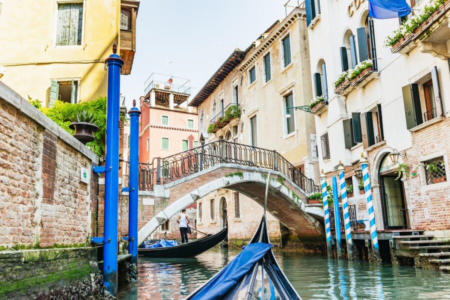 Venice: Private Crafted Gondola Ride Along Grand Canal - The quieter canals are the best part for many people