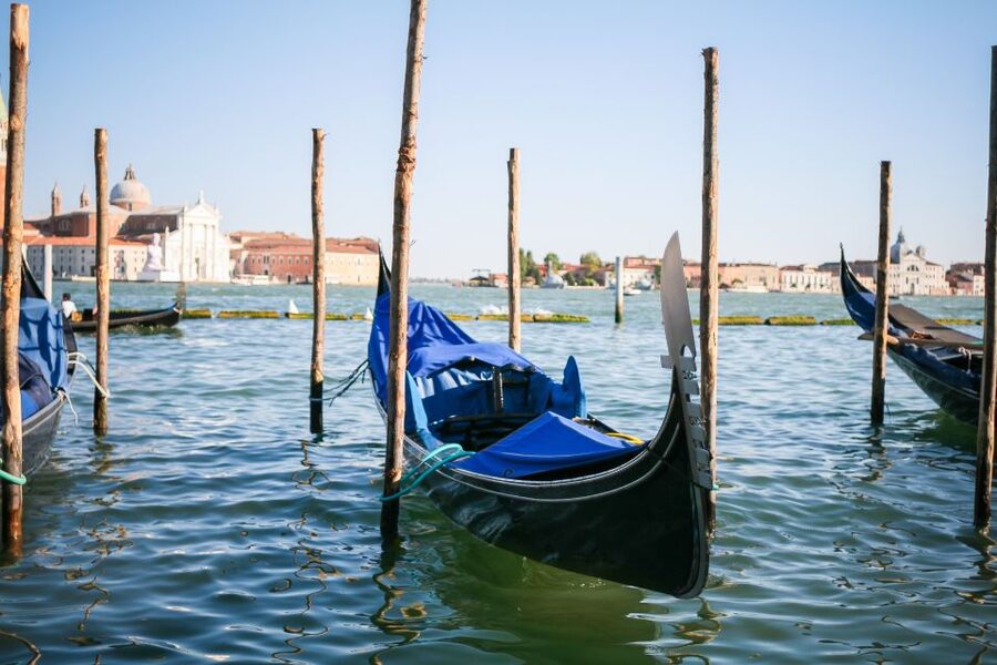 Venice: Private Gondola Tour - Turning into Venice’s smaller canals
